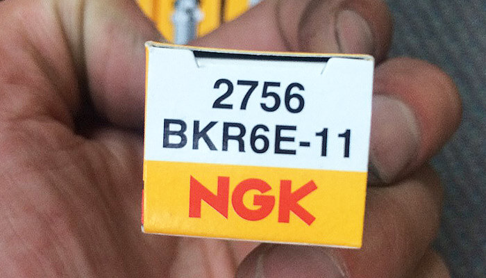 Свечи NGK BKR6E-11 имеют V образный электрод но на упаковке серия V-Line отсутствует