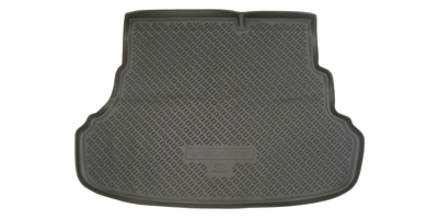 Резиновый коврик багажника Хендай Солярис седан 2011-2014