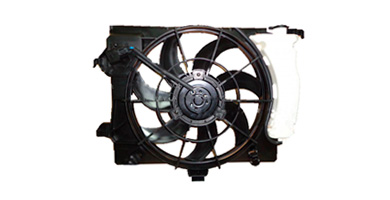 Кожух радиатора с вентилятором Киа Рио хэтчбек 3 2012-2015