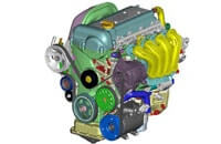Изображение двигателя Хендай Солярис хэтчбек 2011-2014