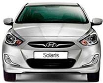 Hyundai Solaris sedan 2011-2014 вид спереди